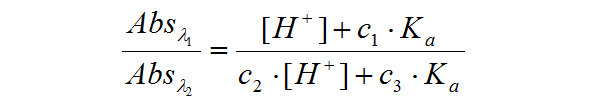 Two-wavelength equation